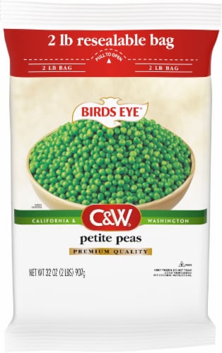 Birds Eye C&W Frozen Petite Peas Perspective: front