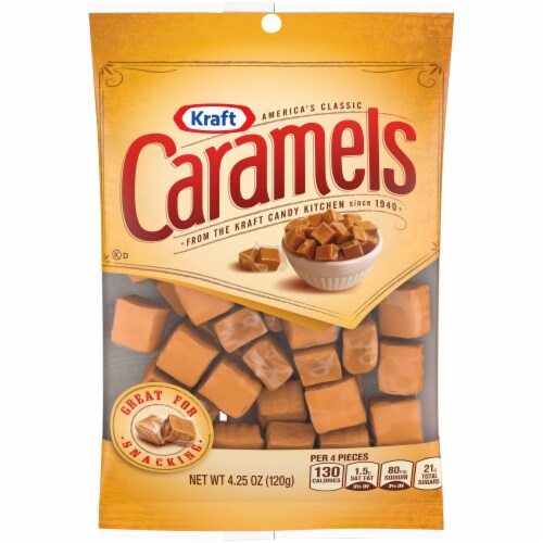 Kraft America's Classic Individually Wrapped Candy Caramels, 4.25 oz