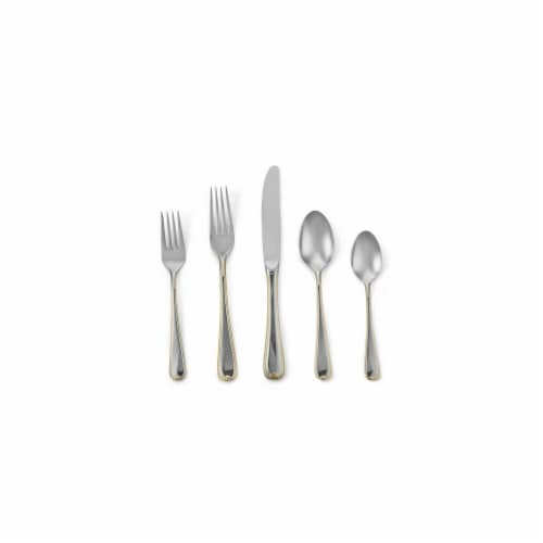 Gorham Golden Ribbon Edge Flatware 5 Piece Place Set 5 Foods Co