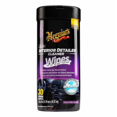 Meguiar's® Quik Interior Detailer Cleaning Wipes Perspective: front