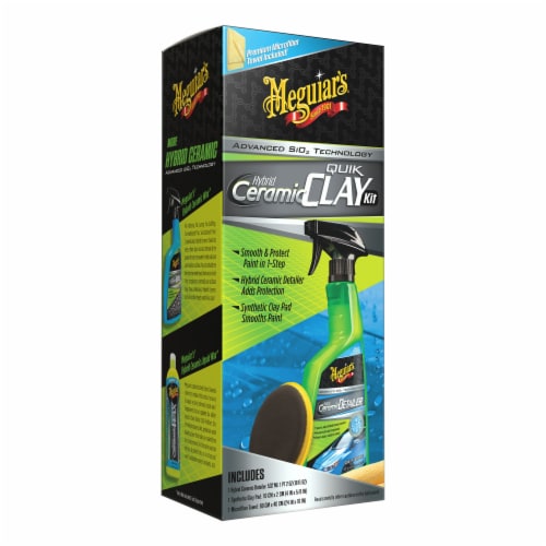 Meguiar's Hybrid Ceramic Quik Clay Kit Perspective: front