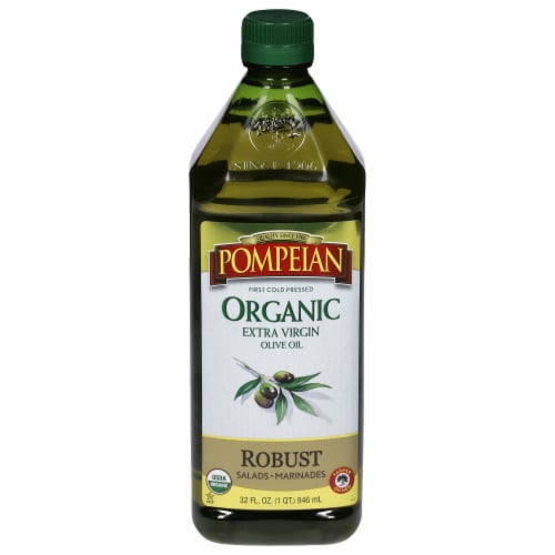 Pompeian® Organic Extra Virgin Olive Oil Perspective: front