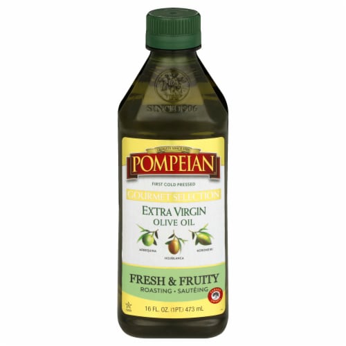 Pompeian Extra Virgin Olive Oil Perspective: front