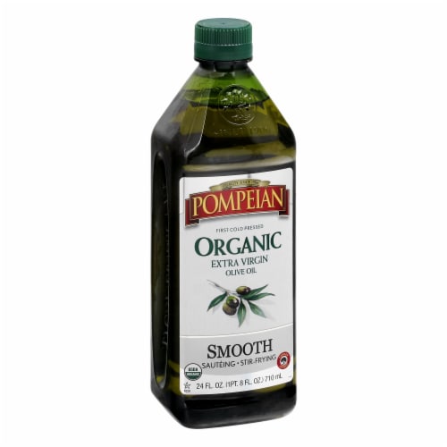 Pompeian® Organic Extra Virgin Olive Oil Perspective: front
