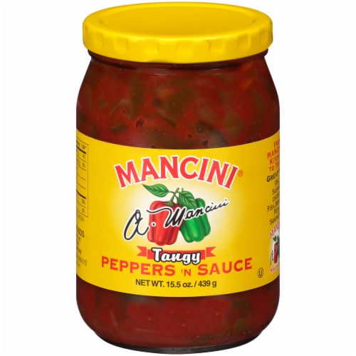 Mancini Tangy Peppers 'n Sauce Perspective: front