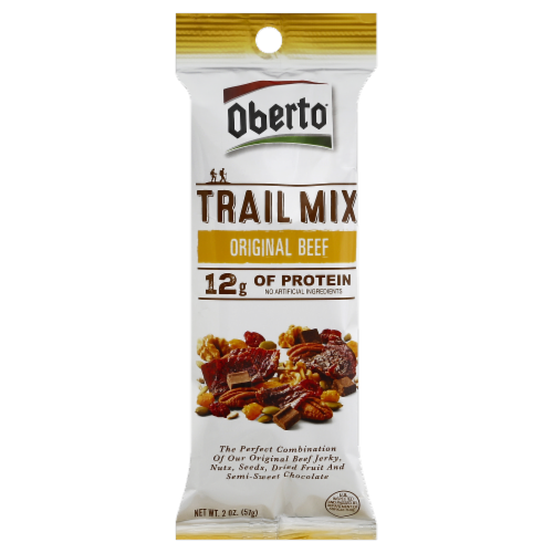 Oberto Original Beef Trail Mix Perspective: front