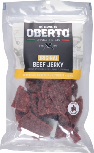 Oberto Original Beef Jerky Perspective: front