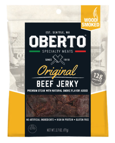 Oberto® Original Beef Jerky Perspective: front