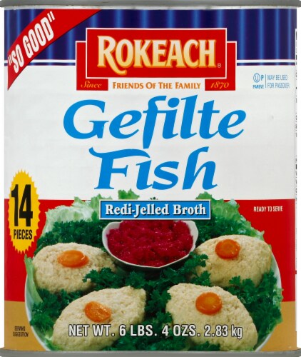 Rokeach® Gefilte Fish Redi-Jelled Broth Perspective: front