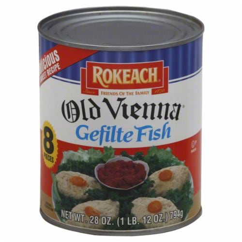 Rokeach Old Vienna Gefilte Fish Perspective: front