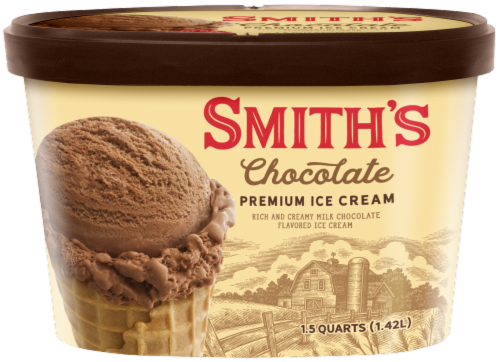 Smith's Chocolate Premium Ice Cream Perspective: front