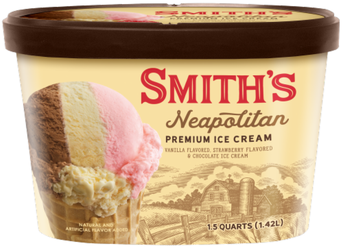 Smith's Neapolitan Premium Ice Cream Perspective: front