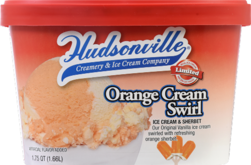 Hudsonville Seasonal Flavor Ice Cream Perspective: front
