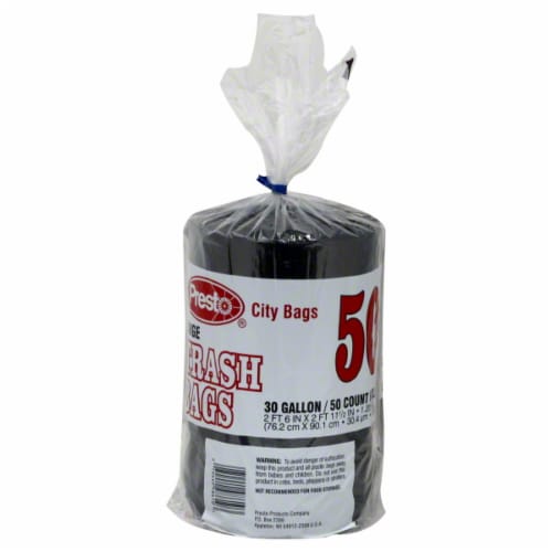Presto Trash Bags 30 Gallon Perspective: front