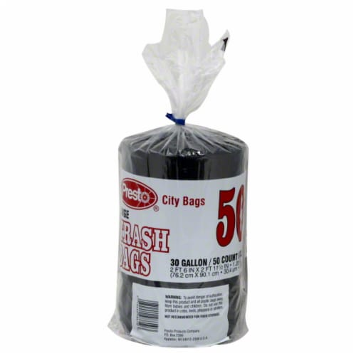 Petoskey Plastics FG-P9934-03A 33 gal Trash Bag, Clear - Pack of 40, 40 -  Fry's Food Stores