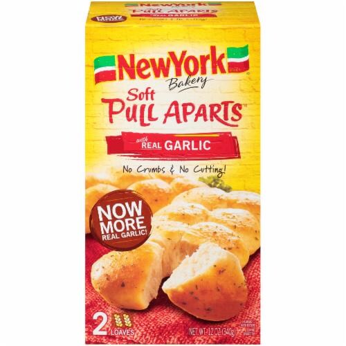 New York Bakery Garlic Soft Pull Aparts Perspective: front