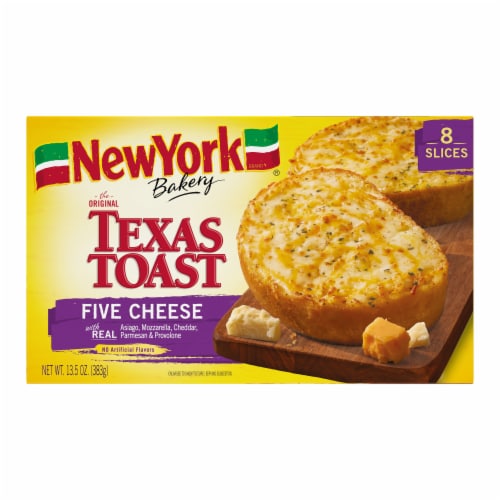New York Bakery Five Cheese Frozen Texas Toast Perspective: front