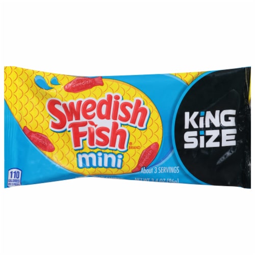 Swedish Fish® Mini Soft & Chewy Candy King Size Perspective: front