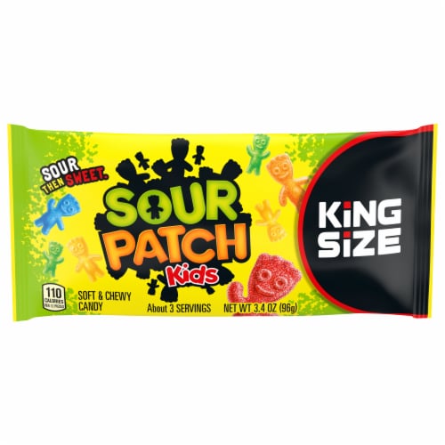 Sour Patch Kids King Size Candy Perspective: front