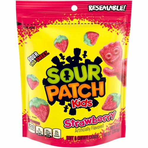 Sour Patch Strawberry Soft & Chewy Candy Perspective: front