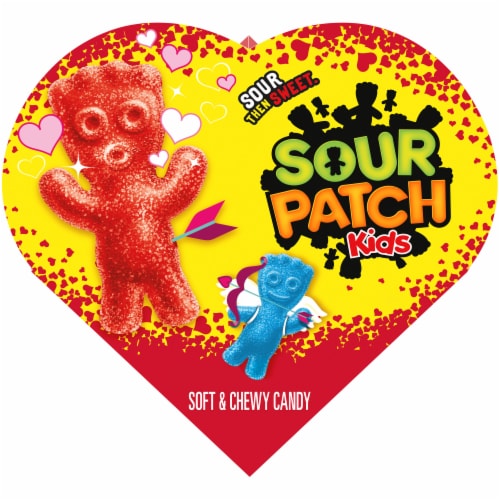 Sour Patch Kids Soft & Chewy Candy Large Heart Box Perspective: front