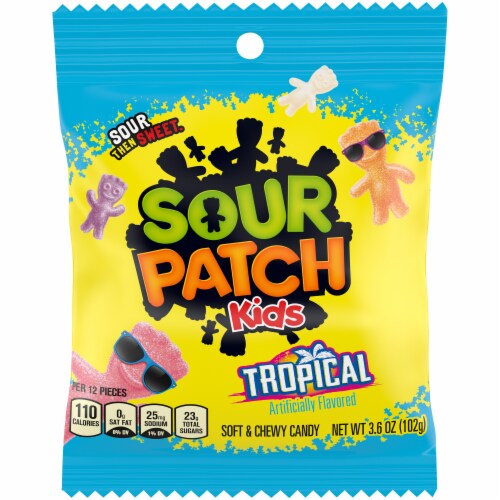 Sour Patch Kids Tropical Soft & Chewy Candy Perspective: front