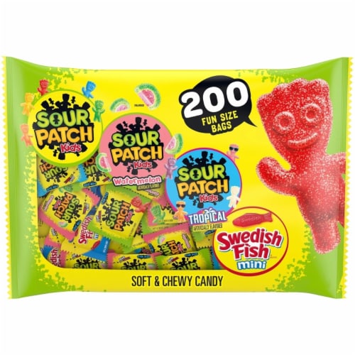 Sour Patch Kids And Swedish Fish Mini Soft And Chewy Candy Variety 