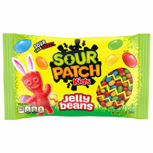 Sour Patch Kids Jelly Beans Easter Candy Perspective: front