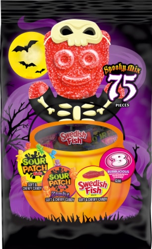 Sour Patch Spooky Mix Halloween Candy Variety Pack Perspective: front