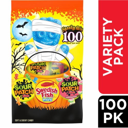 Sour Patch Spooky Mix Halloween Candy Perspective: front
