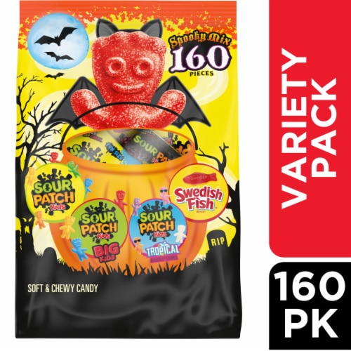 Sour Patch & Swedish Fish Soft Halloween Candy Bag, 160 ct - Dillons Food  Stores