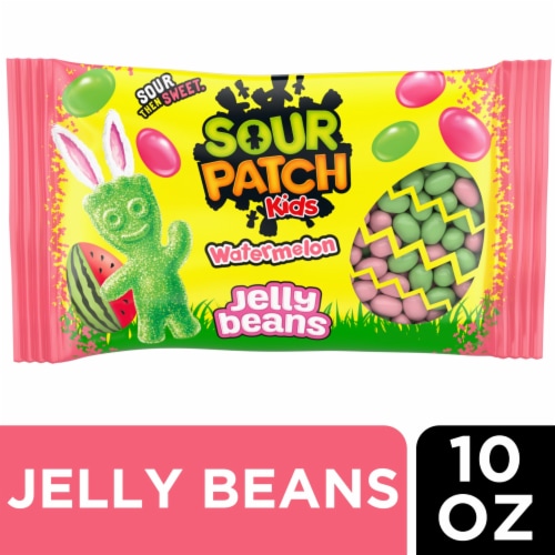 SOUR PATCH KIDS Watermelon Jelly Beans Easter Candy Perspective: front