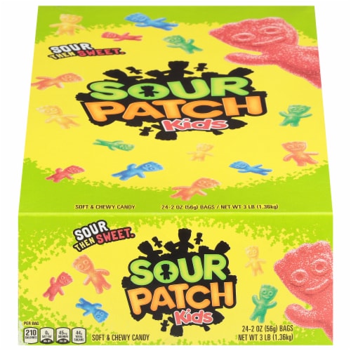 Sour Patch Kids Soft & Chewy Candy Perspective: front