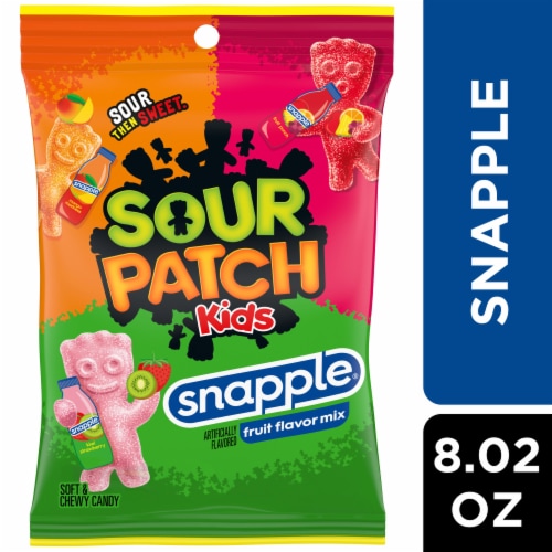 SOUR PATCH KIDS Snapple Soft & Chewy Candy Perspective: front