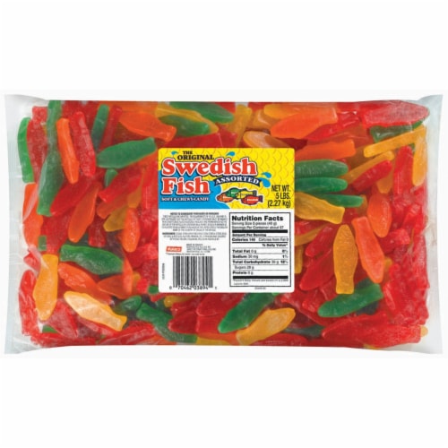 Swedish Fish Assorted Soft & Chewy Candy Perspective: front