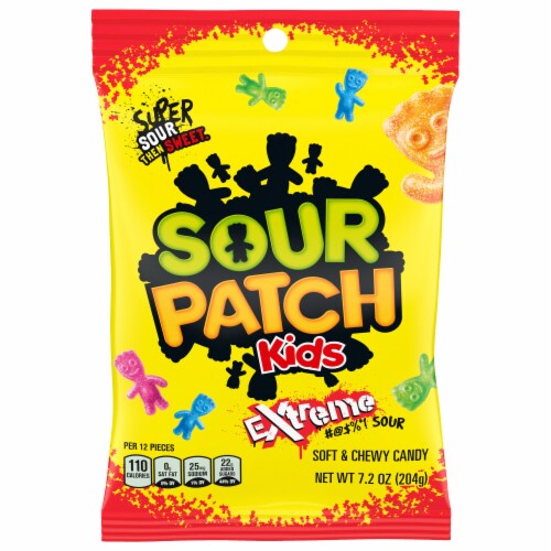 Sour Patch Kids Extreme Candy Perspective: front