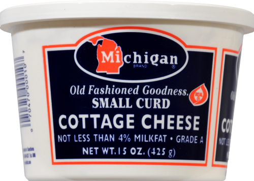 Michigan Small Curd Cottage Cheese Perspective: front