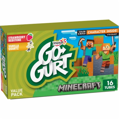 Go GURT Disney Frozen Strawberry & Vanilla Kids Fat Free Yogurt Tubes Perspective: front