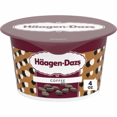 Haagen Dazs Coffee Cultured Creame Yogurt Perspective: front