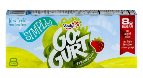 Yoplait Simply Go-Gurt Strawberry Perspective: front
