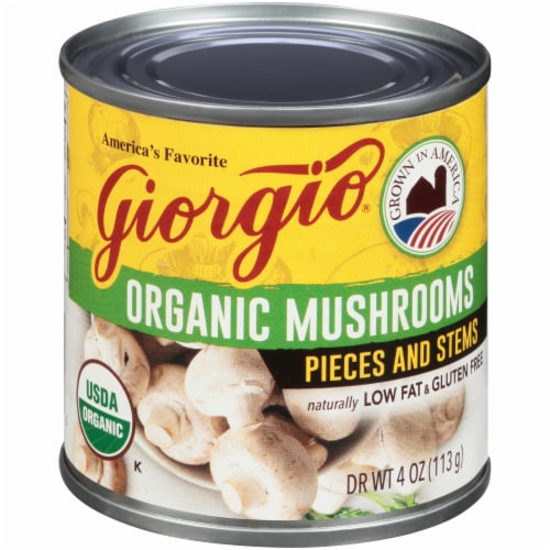 Giorgio Organic Mushrooms Pieces & Stems, 4 oz - Foods Co.