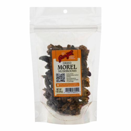 Giorgio Dried Morel Mushrooms Perspective: front