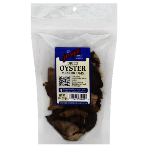 Giorgio Dried Oyster Mushrooms Perspective: front