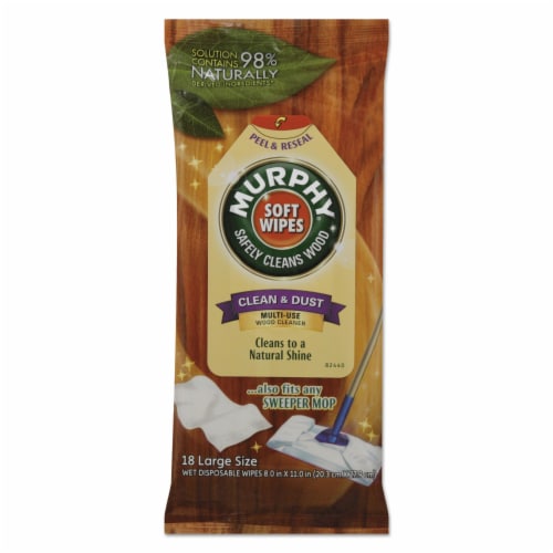 Murphy Oil Soap Wood Clean Wipes Perspective: front