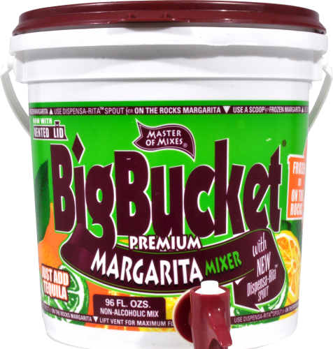 Master of Mixes Big Bucket Premium Margarita Mixer Perspective: front