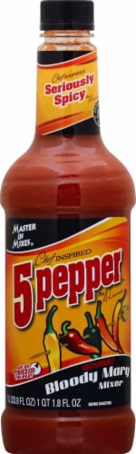 Master of Mixes® 5 Pepper Bloody Mary Mixer Perspective: front