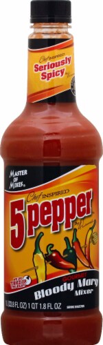 Master of Mixes® 5 Pepper Bloody Mary Mixer Perspective: front