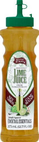 Master of Mixes Key Lime Juice Perspective: front