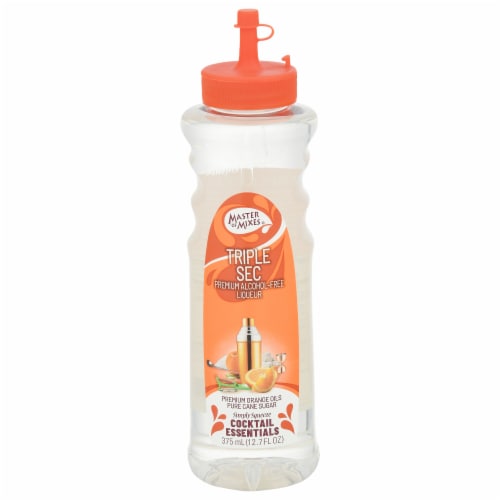 Master of Mixes® Triple Sec Alcohol-Free Liqueur Perspective: front