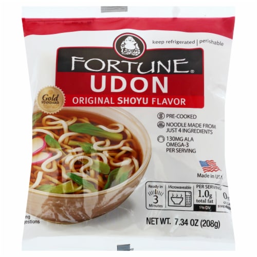 Fortune® Udon Original Flavor Noodles Perspective: front